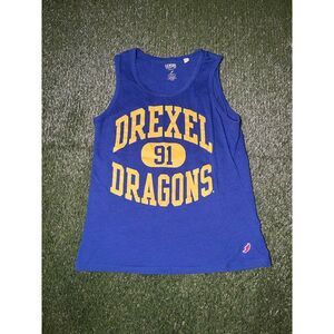 League Drexel Dragons 91 Shirt Small Blue Yellow NCAA College Fan Apparel